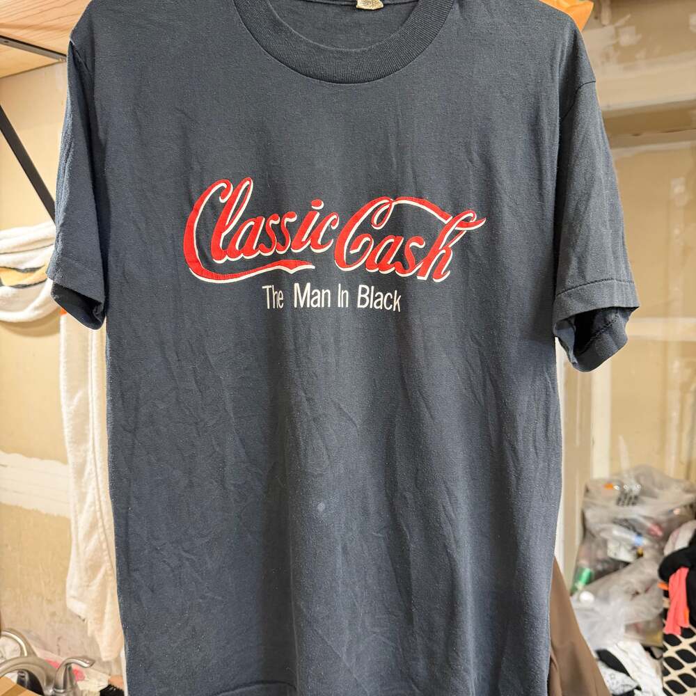 Vintage Johnny Cash The Man In Black Single Stitch T-Shirt
